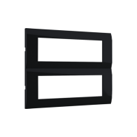 РАМКА 2/7М ЦРНА МАТ СОФТ МОДУС 433478